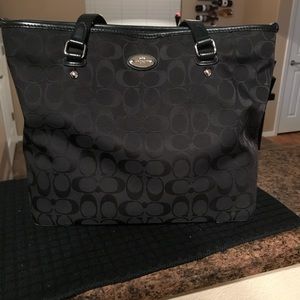 Coach black handbag